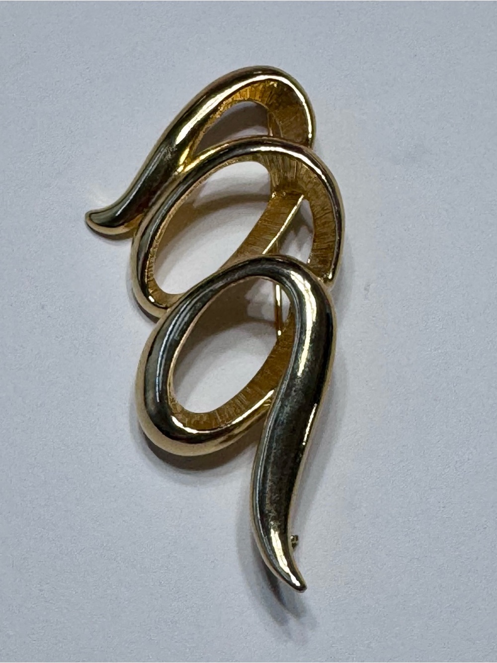 Gold-Tone Swirl Statement Brooch - Women's Costume Jewelry